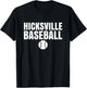 Hicksville High School Baseball T-Shirt - T-Shirt | Black