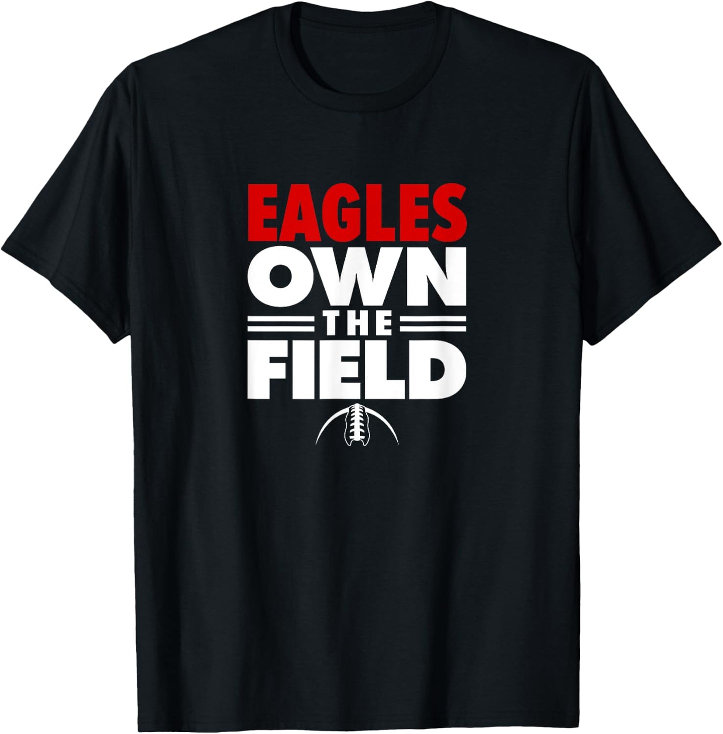 East Rockingham High School Own the Field T-Shirt - T-Shirt | Black
