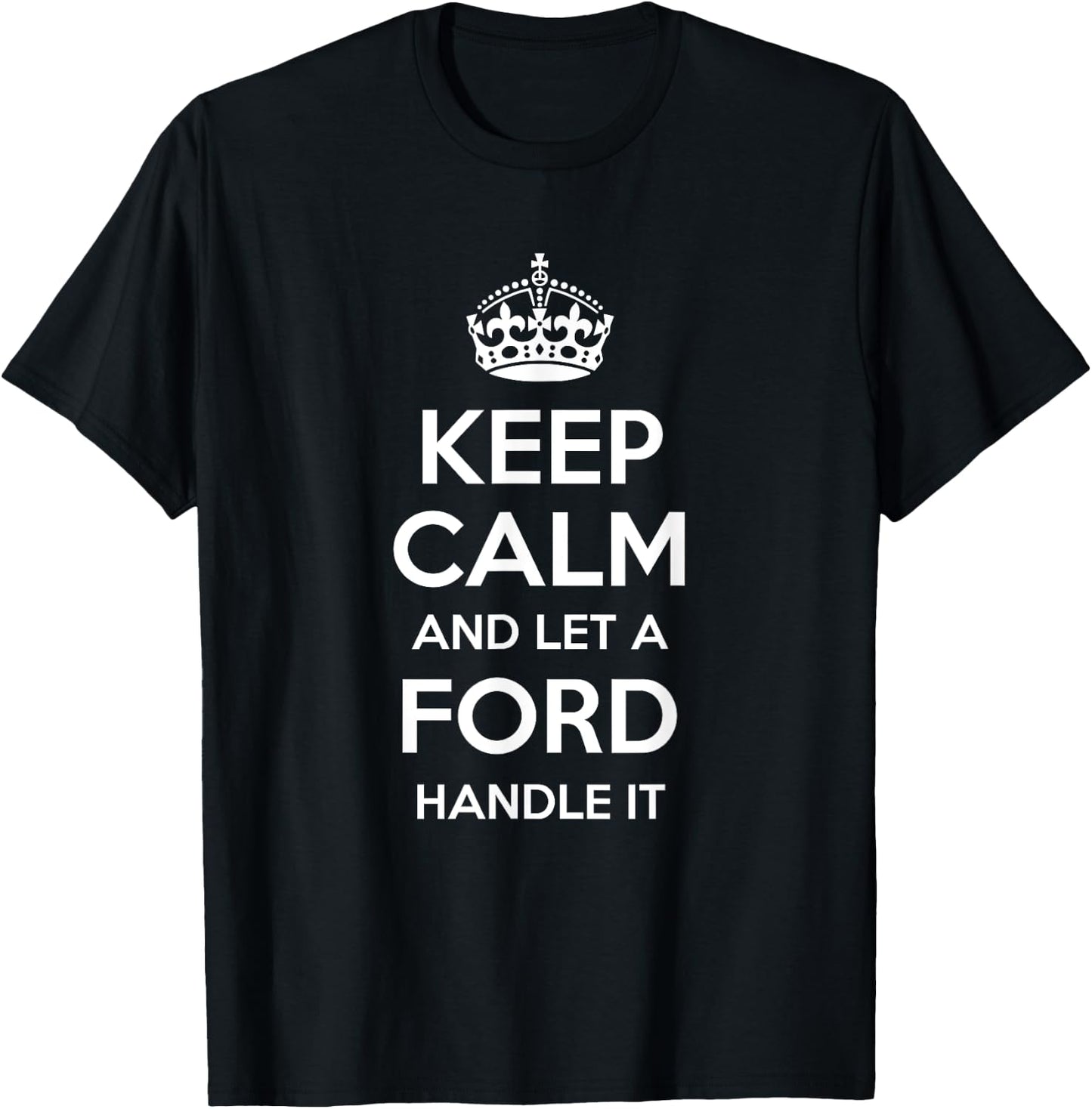FORD Funny Surname Family Tree Birthday Reunion Gift T-Shirt - T-Shirt | Black