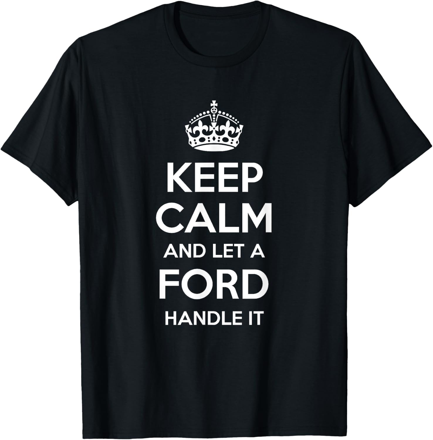 FORD Funny Surname Family Tree Birthday Reunion Gift T-Shirt - T-Shirt | Black