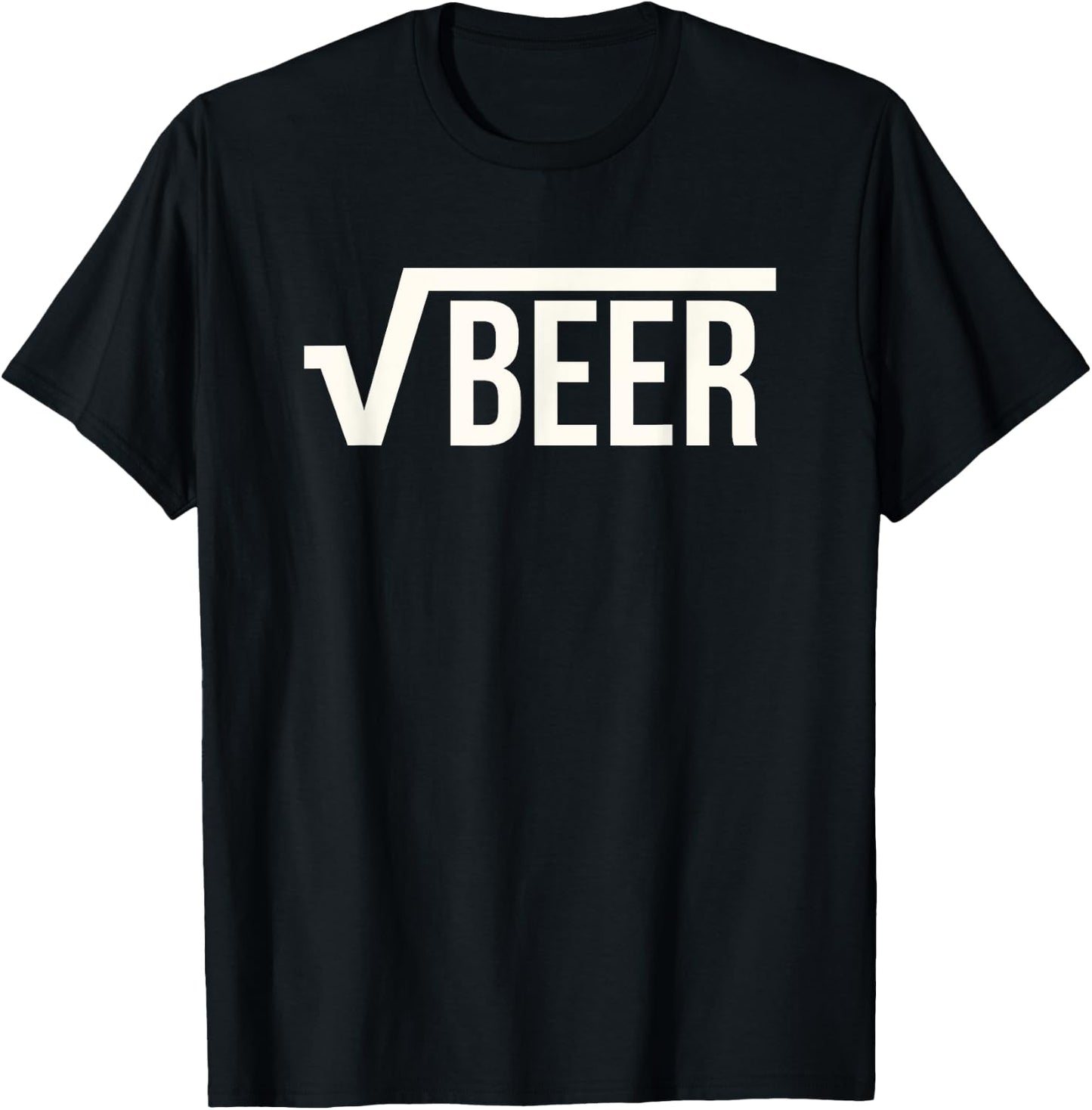 Root Beer (Square Root of Beer) Math Joke Gift T-Shirt - T-Shirt | Black
