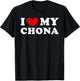 I Love My Chona, I Heart My Chona T-Shirt - T-Shirt | Black