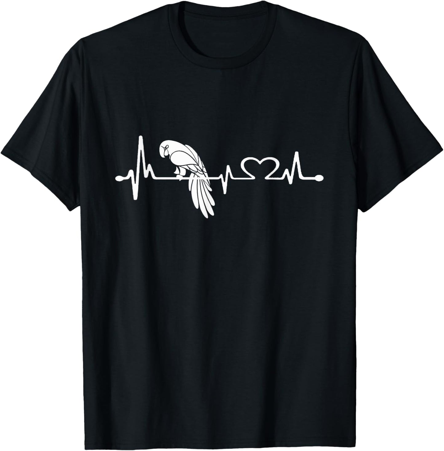 Love parrot Women Shirt parrot Lovers for kids and girls T-Shirt - T-Shirt | Black