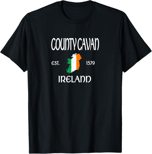 County Cavan Ireland T-Shirt - T-Shirt | Black