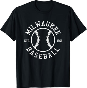 Milwaukee Baseball Seventh Inning Stretch Gameday Fan Gear T-Shirt - T-Shirt | Black