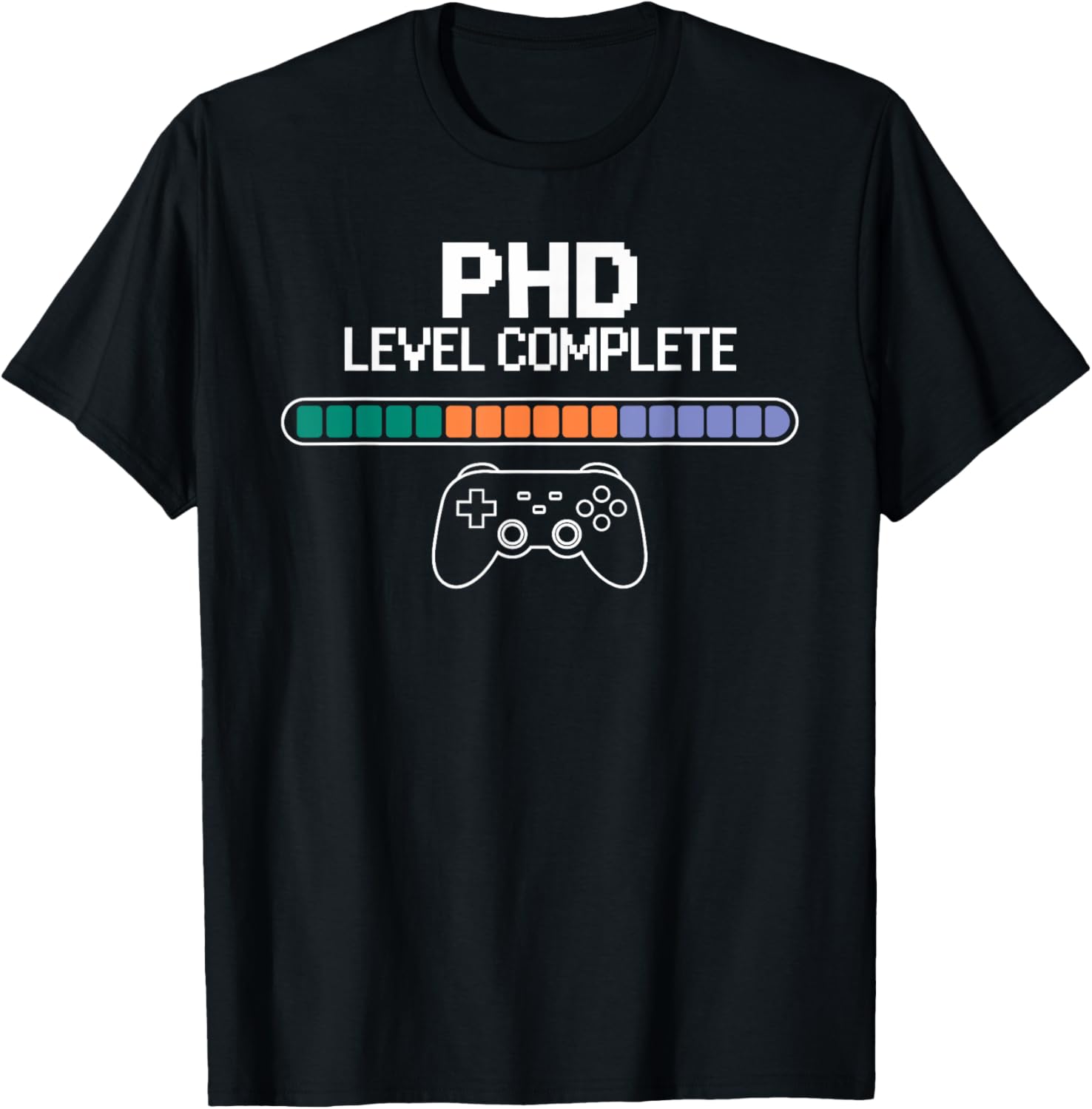 PhD Level Complete Doctorate PhD Graduation Men Women T-Shirt - T-Shirt | Black