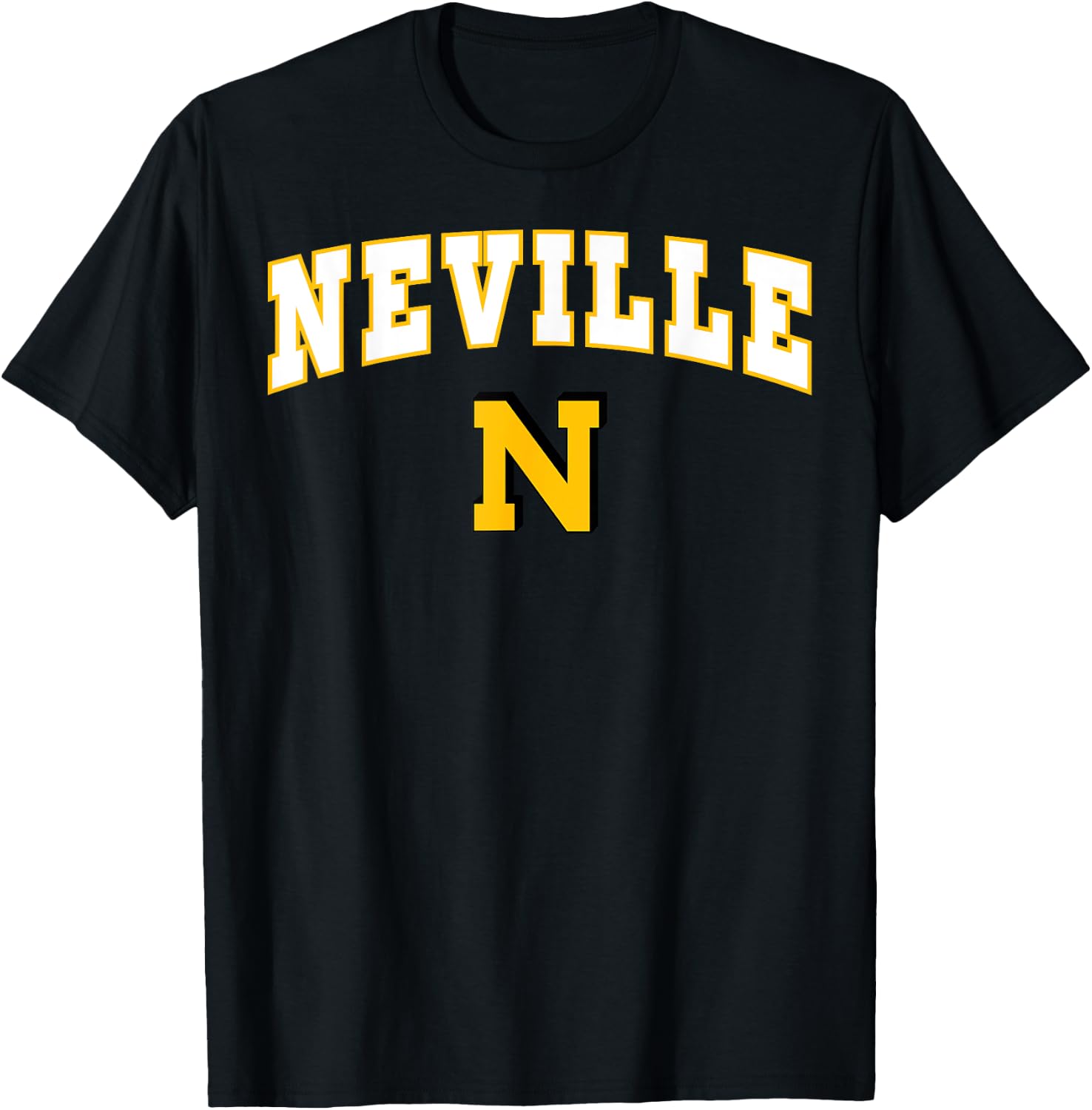 Neville High School Tigers C2 T-Shirt - T-Shirt | Black