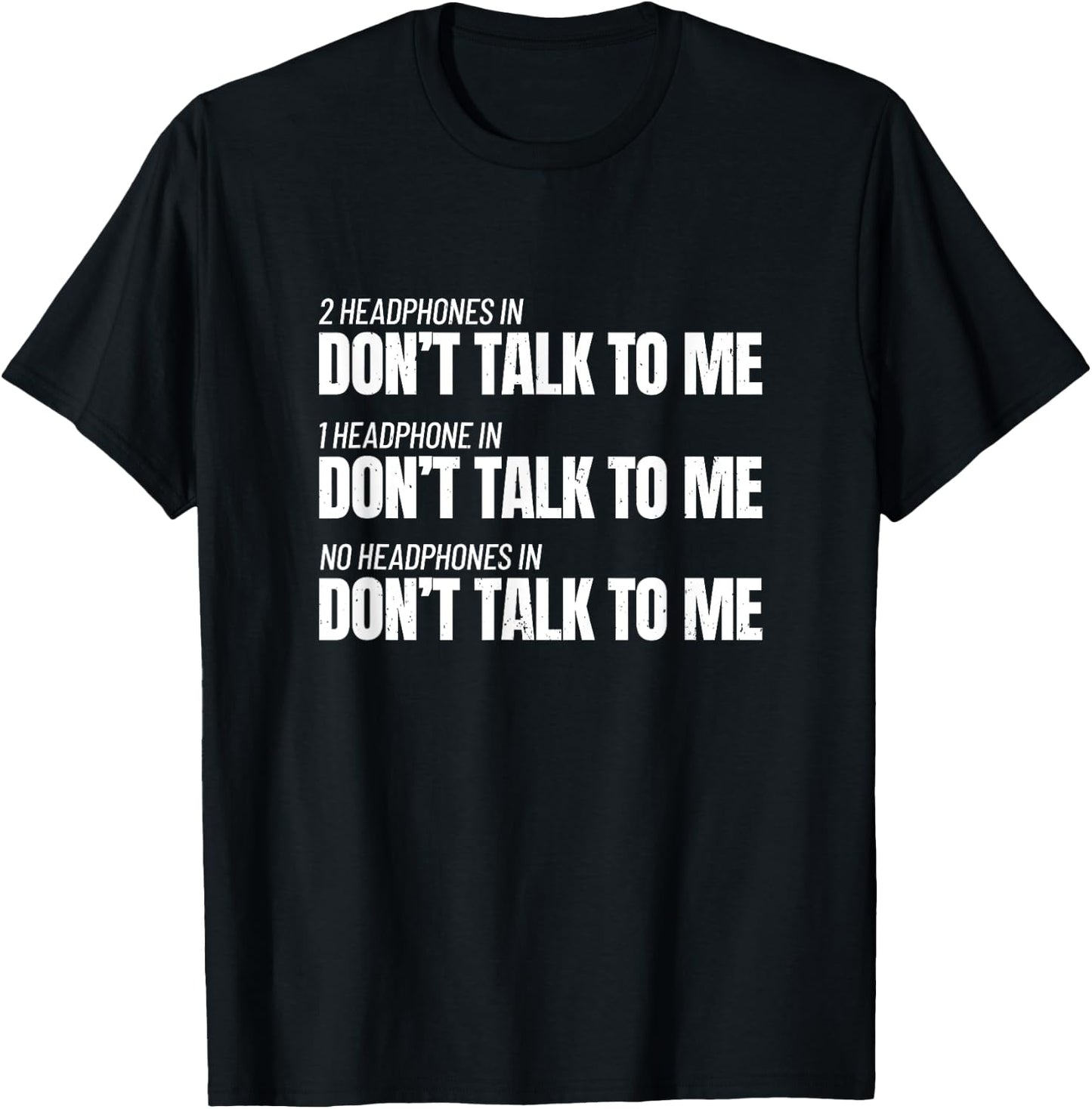 Fitness Meme - Don't Talk To Me At The Gym - Funny Workout T-Shirt - T-Shirt | Black