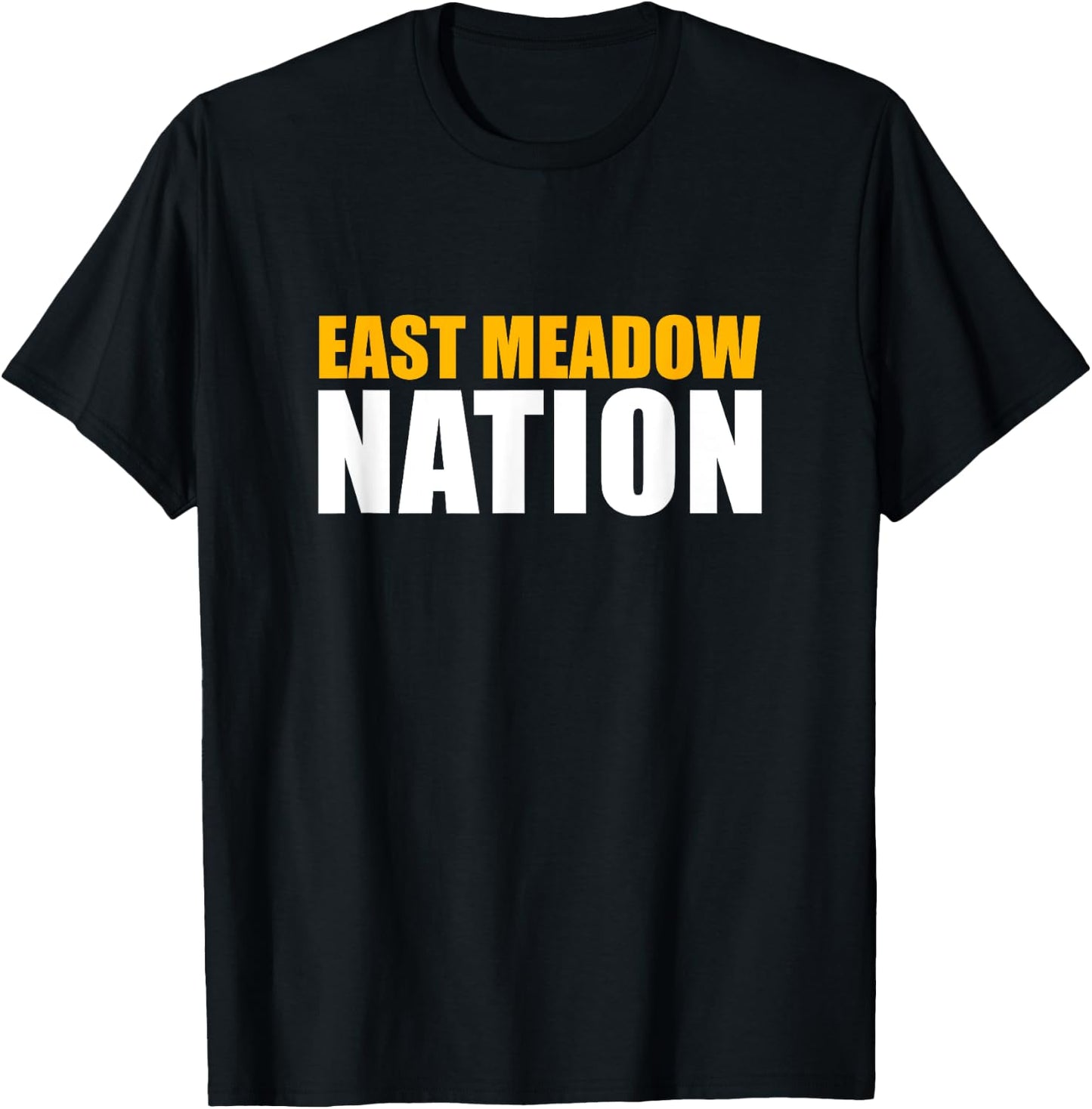East Meadow High School Nation T-Shirt - T-Shirt | Black