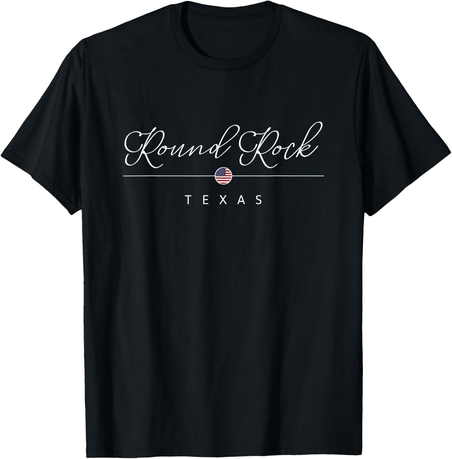 Round Rock Texas TX on Round Rock T-Shirt - T-Shirt | Black