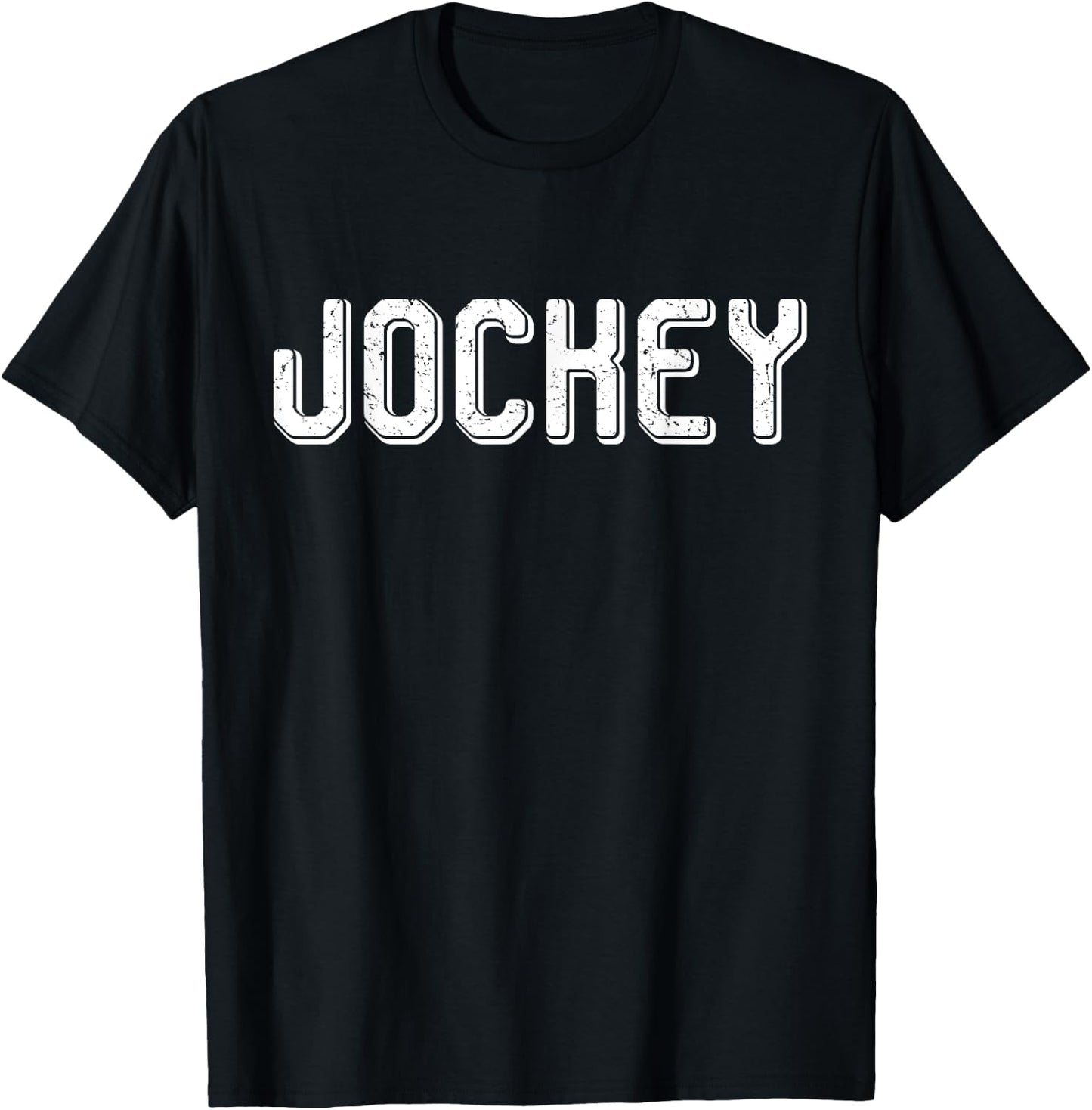 Jockey Vintage Retro Funny for Horse Jockey T-Shirt - T-Shirt | Black