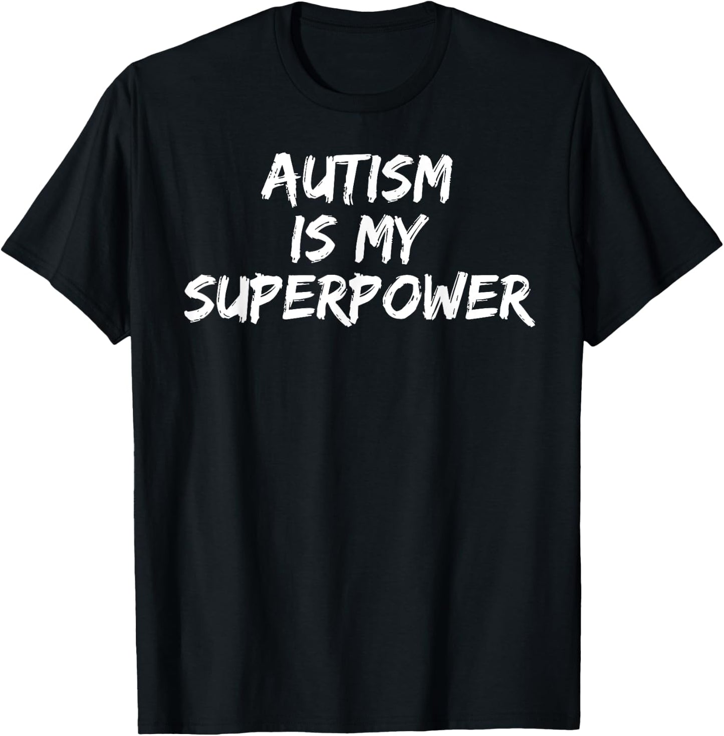 Autism is My Superpower Shirt for Boys Autistic Pride T-Shirt - T-Shirt | Black
