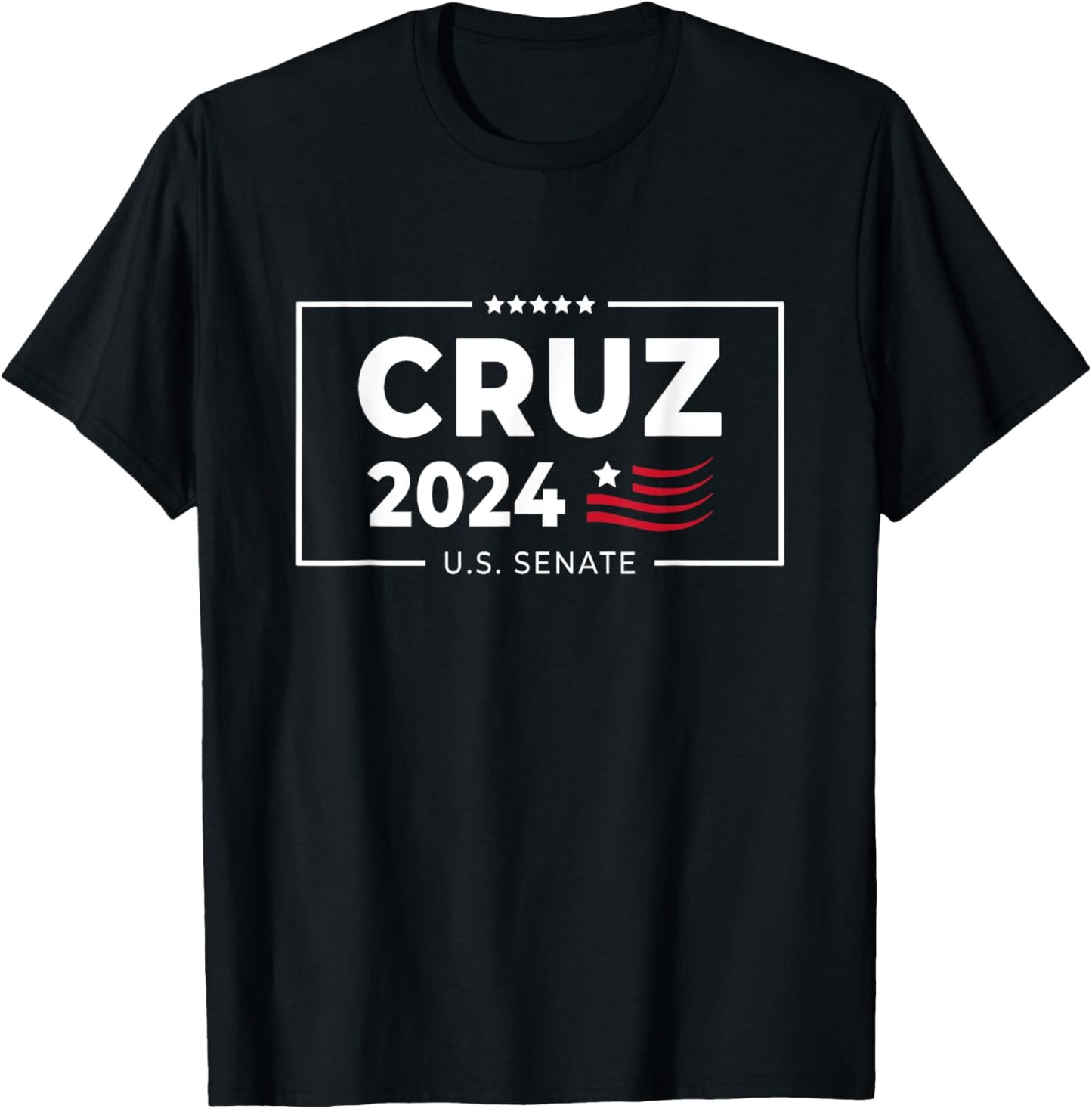 Ted Cruz 2024 For Senate Election Texas Republican Vintage T-Shirt - T-Shirt | Black