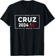 Ted Cruz 2024 For Senate Election Texas Republican Vintage T-Shirt - T-Shirt | Black