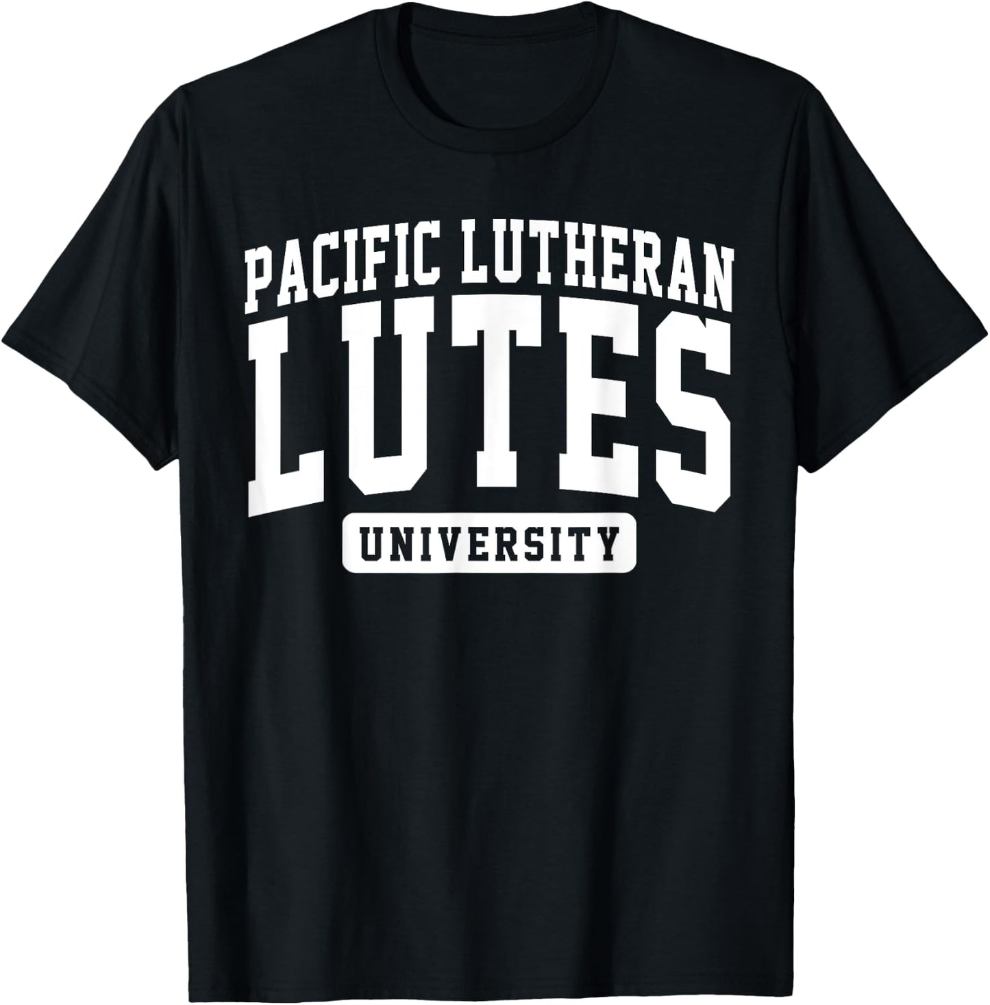 Pacific Lutheran University Lutes Arch Vintage Classic T-Shirt - T-Shirt | Black