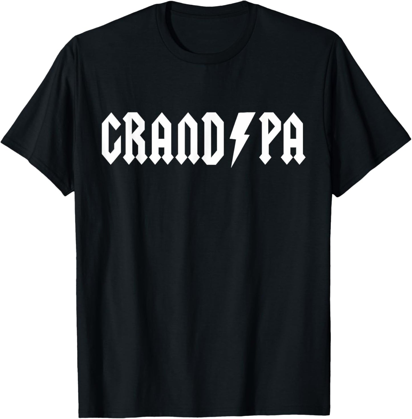 Rock n Roll Grandpa Birthday Rock Star Matching Family T-Shirt - T-Shirt | Black