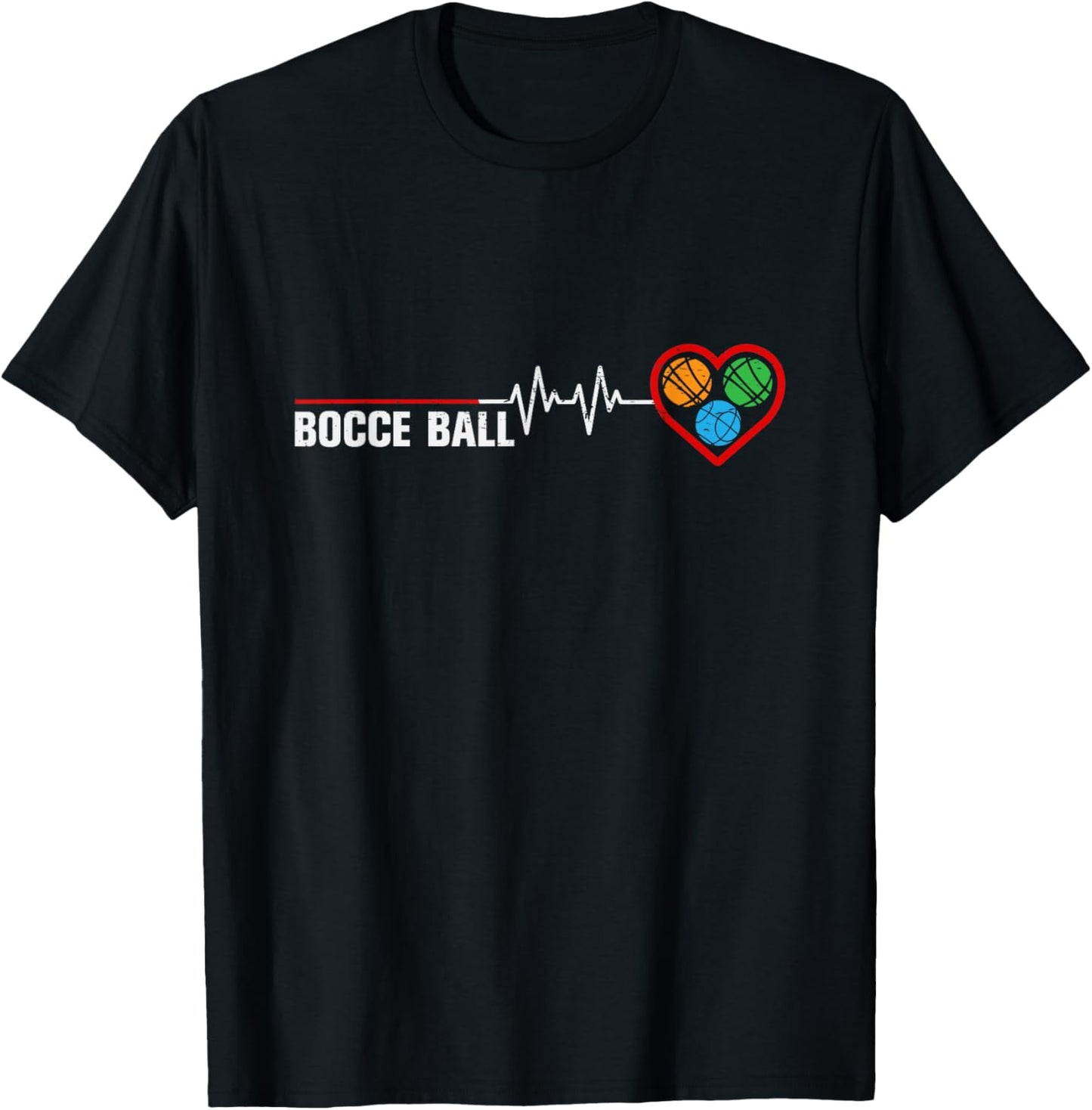 Vintage Bocce Player - Bocce Ball Fans - Bocce Ball Player T-Shirt - T-Shirt | Black