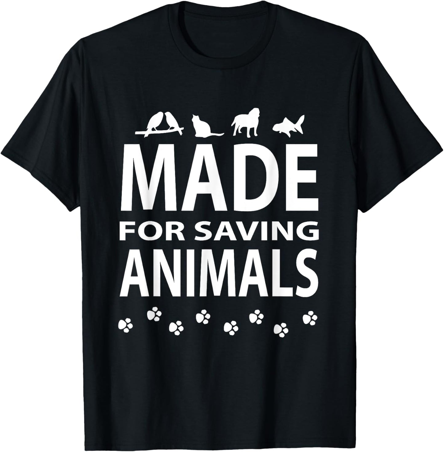 Wildlife Biologist Ecologist Animal Vet T-Shirt - T-Shirt | Black