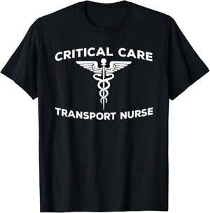 Great Critical Care Transport Nurse - CCT Emergency Flight T-Shirt - T-Shirt | Black