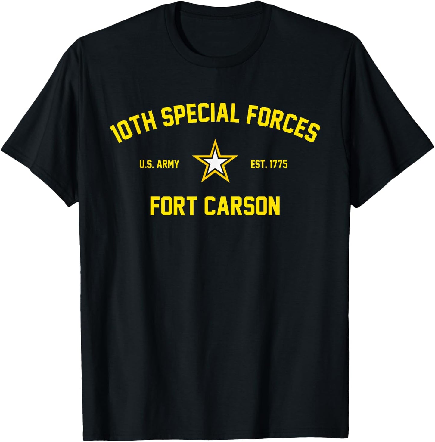 10th Special Forces Group Airborne T-Shirt - T-Shirt | Black