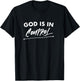 God Is In Control Christian Deluxe T-Shirt - T-Shirt | Black