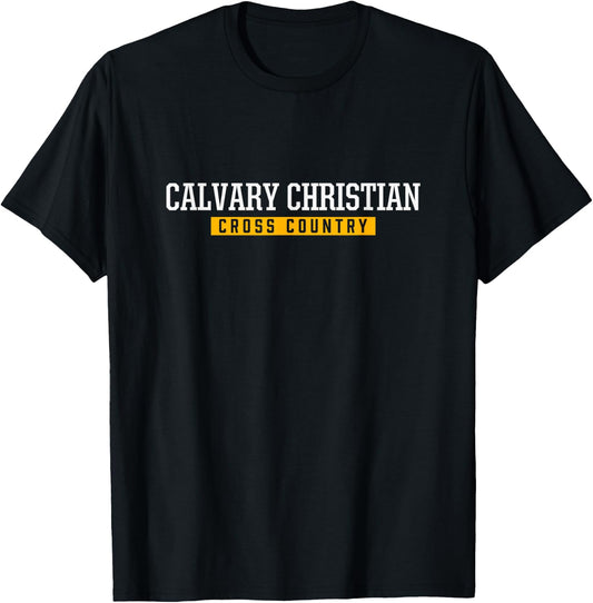 Calvary Christian High School Cross Country T-Shirt - T-Shirt | Black