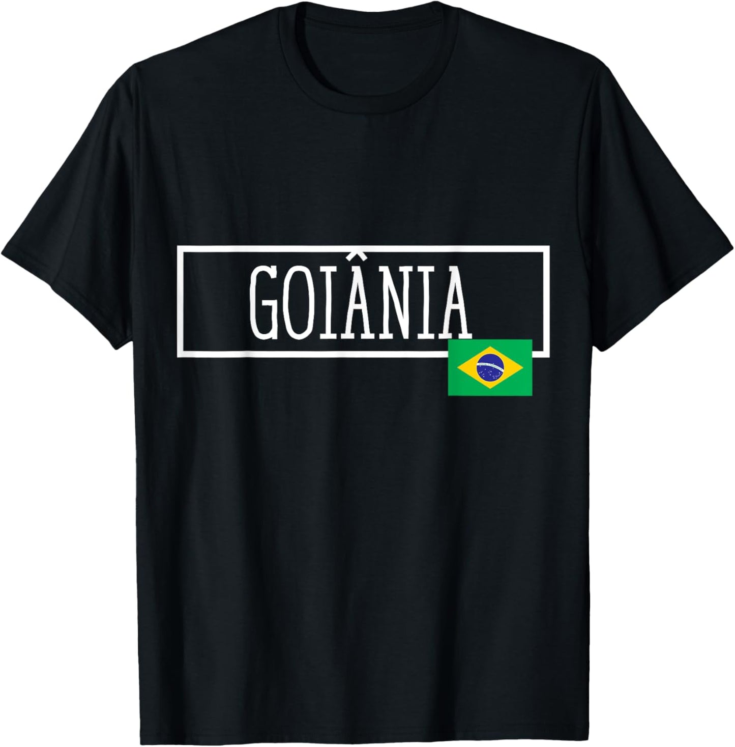 Goiania Brazil Country City Brazilian Fun Women Men Gag T-Shirt - T-Shirt | Black