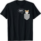 Shiba Inu Pocket Nope Funny Shiba Inu T-Shirt - T-Shirt | Black