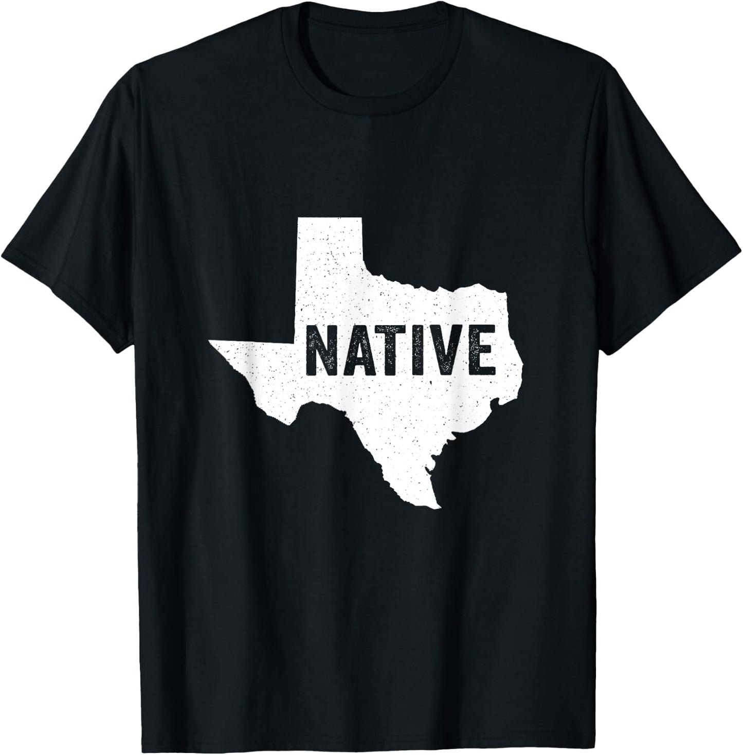 Native Texan Patriotic American Born USA Texas Lonestar Love T-Shirt - T-Shirt | Black