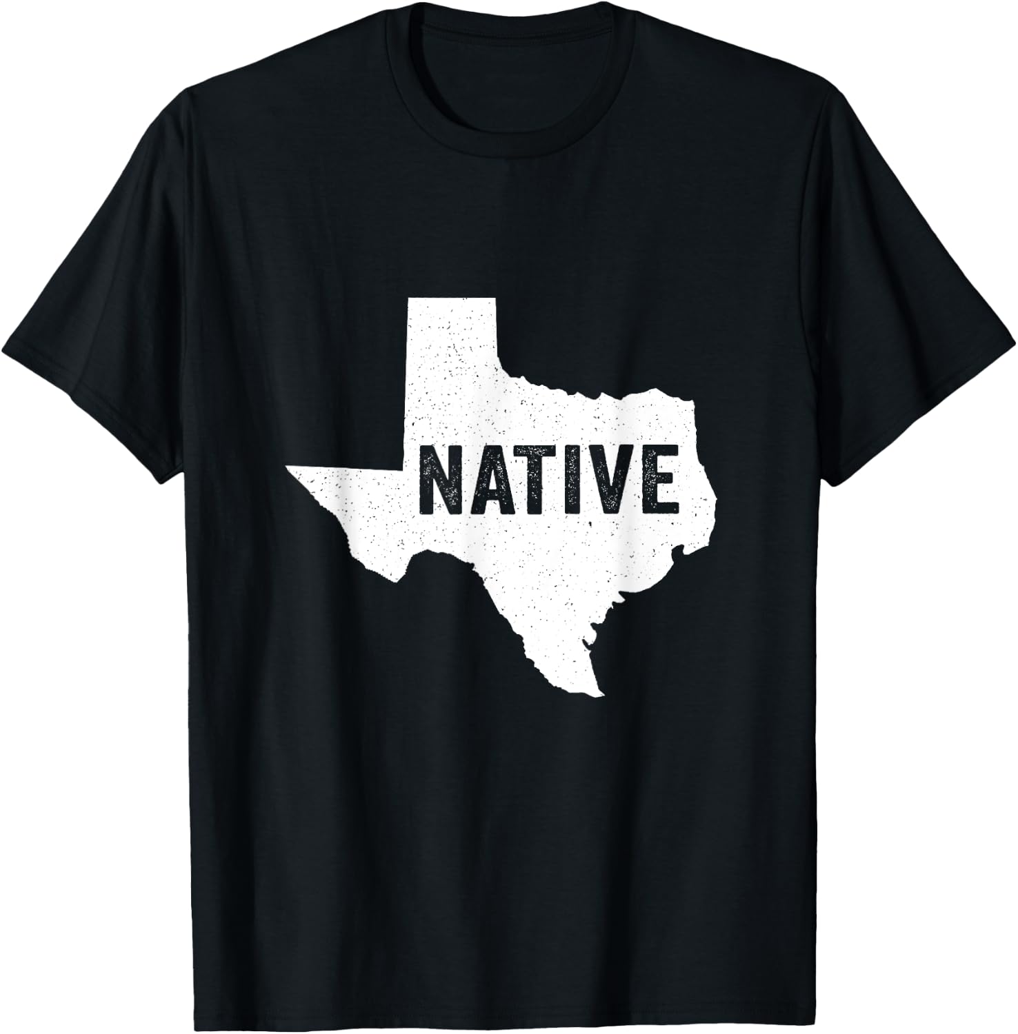 Native Texan Patriotic American Born USA Texas Lonestar Love T-Shirt - T-Shirt | Black
