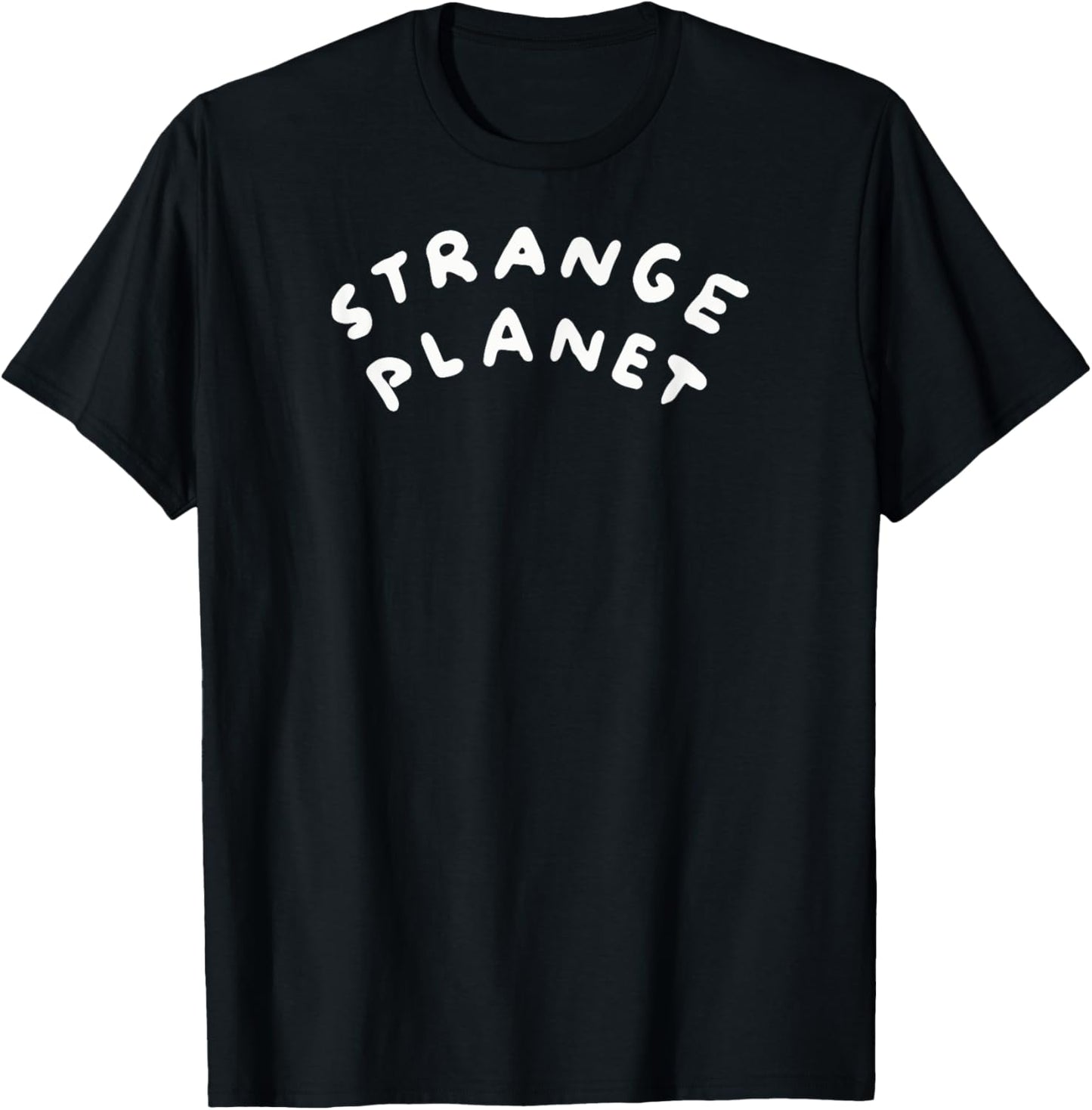 Threadless Nathan W. Pyle Strange Planet Logo Graphic T-Shirt - T-Shirt | Black