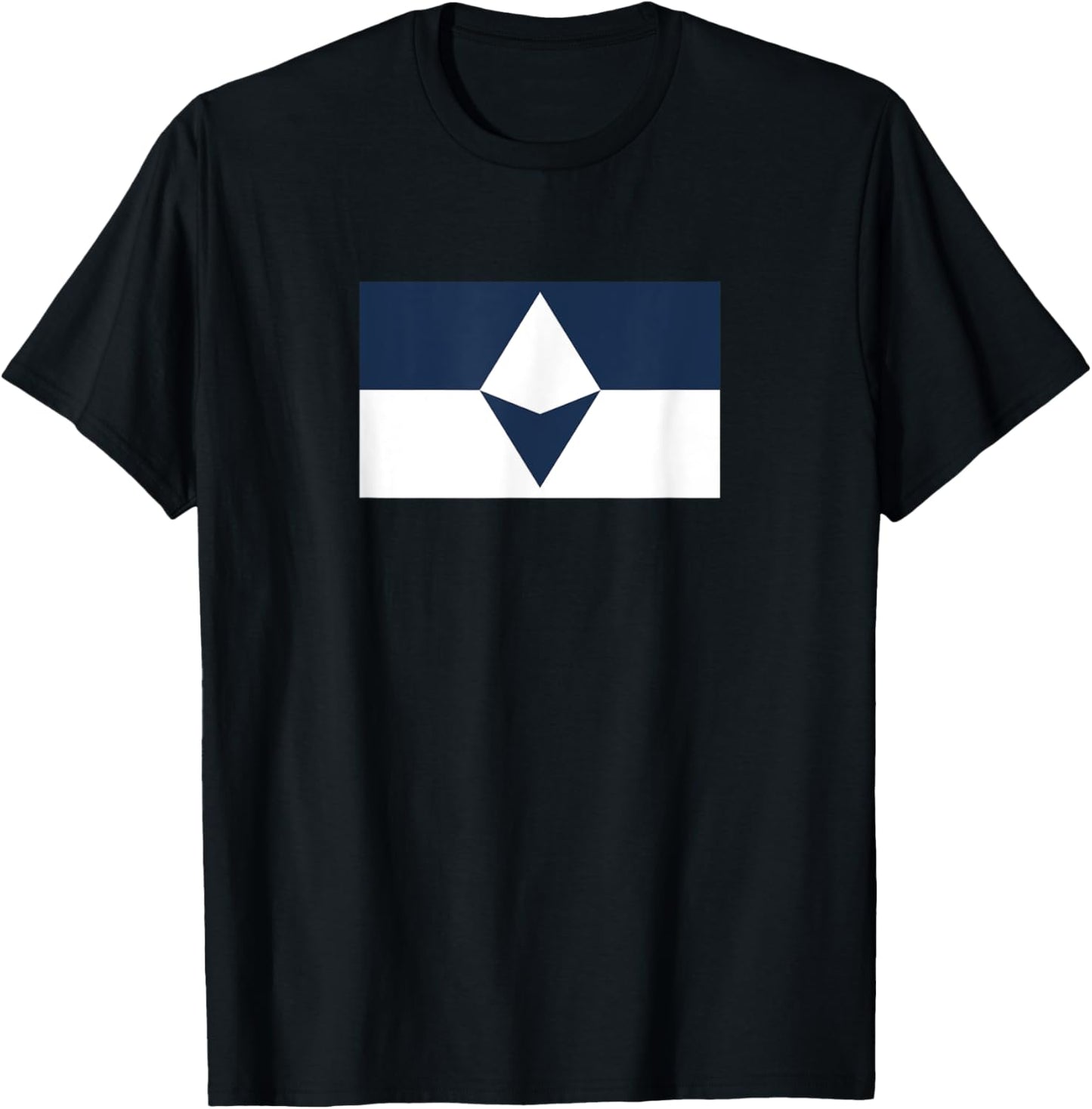 Antarctica Flag True South Design T-Shirt - T-Shirt | Black