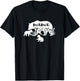 Mama Bear With 2 Cubs Mothers Day Mom Pregnancy Announcement T-Shirt - T-Shirt | Black