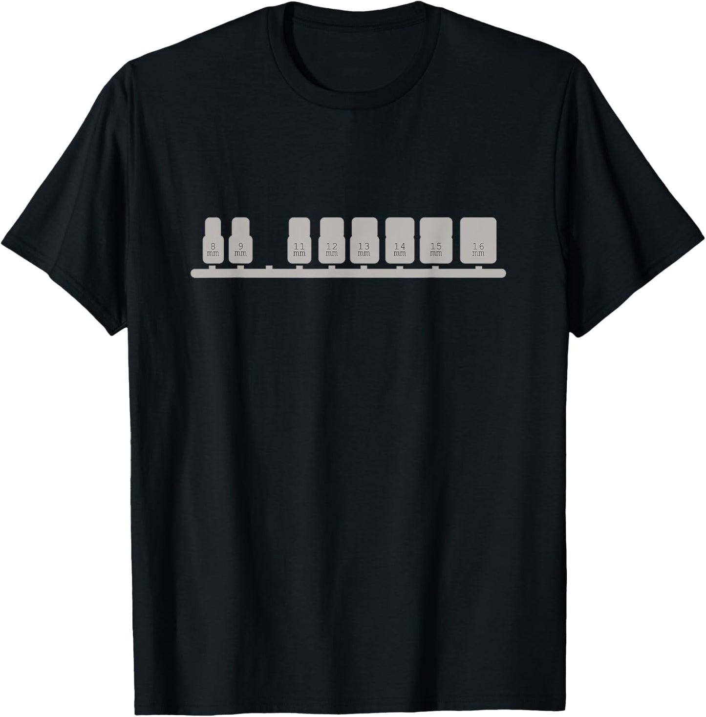 Missing 10mm Socket Funny Mechanic T-Shirt - T-Shirt | Black