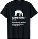Equinetrovert Definition Equine Horse Riding Introvert T-Shirt - T-Shirt | Black