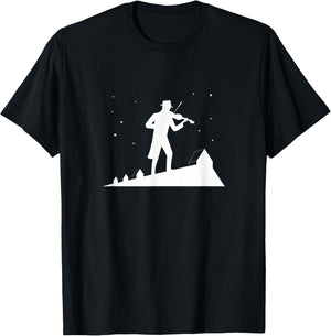 Fiddler On Roof Retro Musical Theater Broadway Theatre T-Shirt - T-Shirt | Black