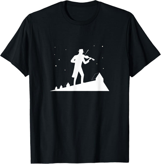 Fiddler On Roof Retro Musical Theater Broadway Theatre T-Shirt - T-Shirt | Black