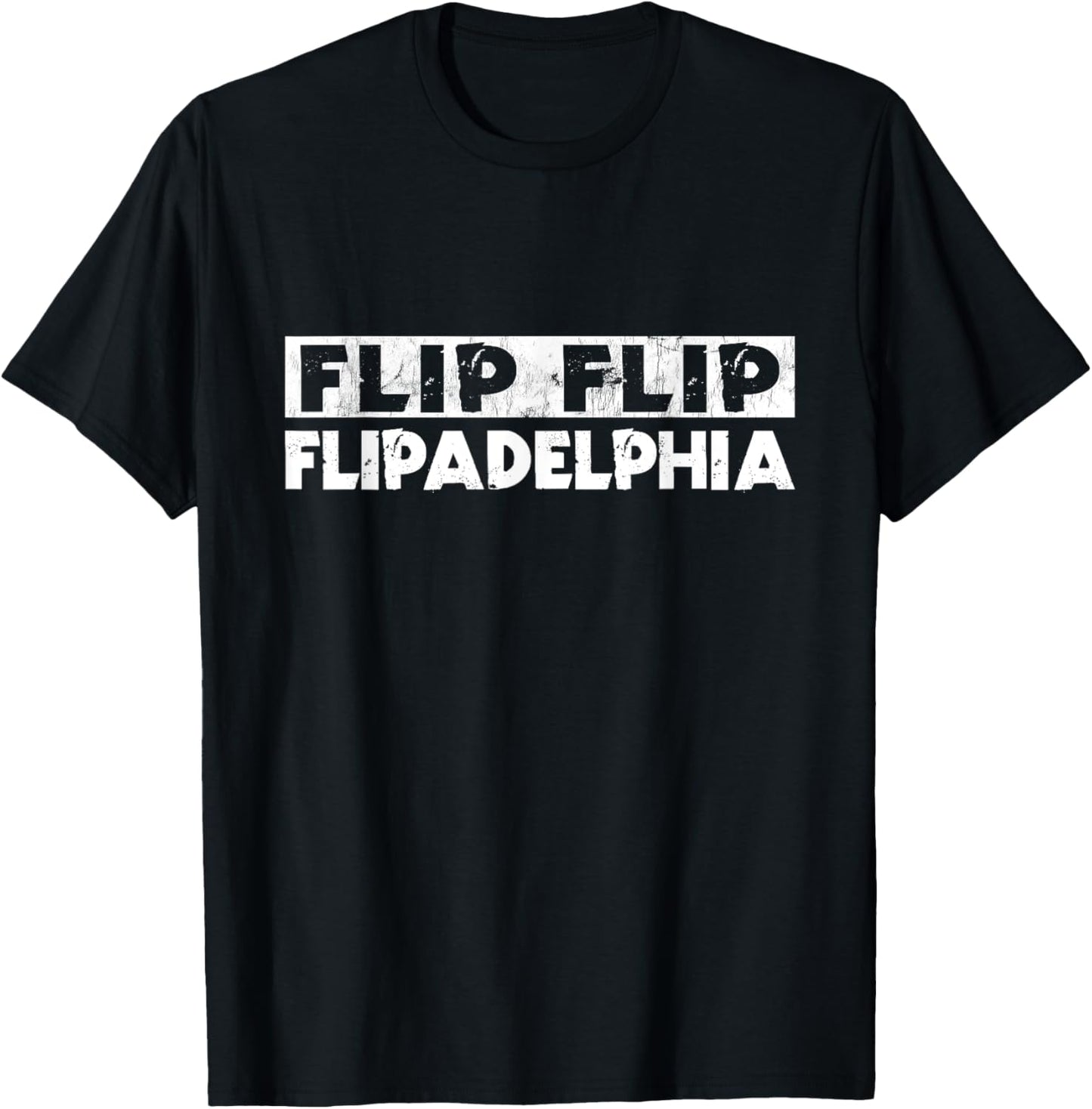 Flip Flip Flipadelphia Philly T-Shirt - T-Shirt | Black
