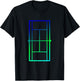 Tennis Court, Tennis Lines Court, Tennis T-Shirt - T-Shirt | Black
