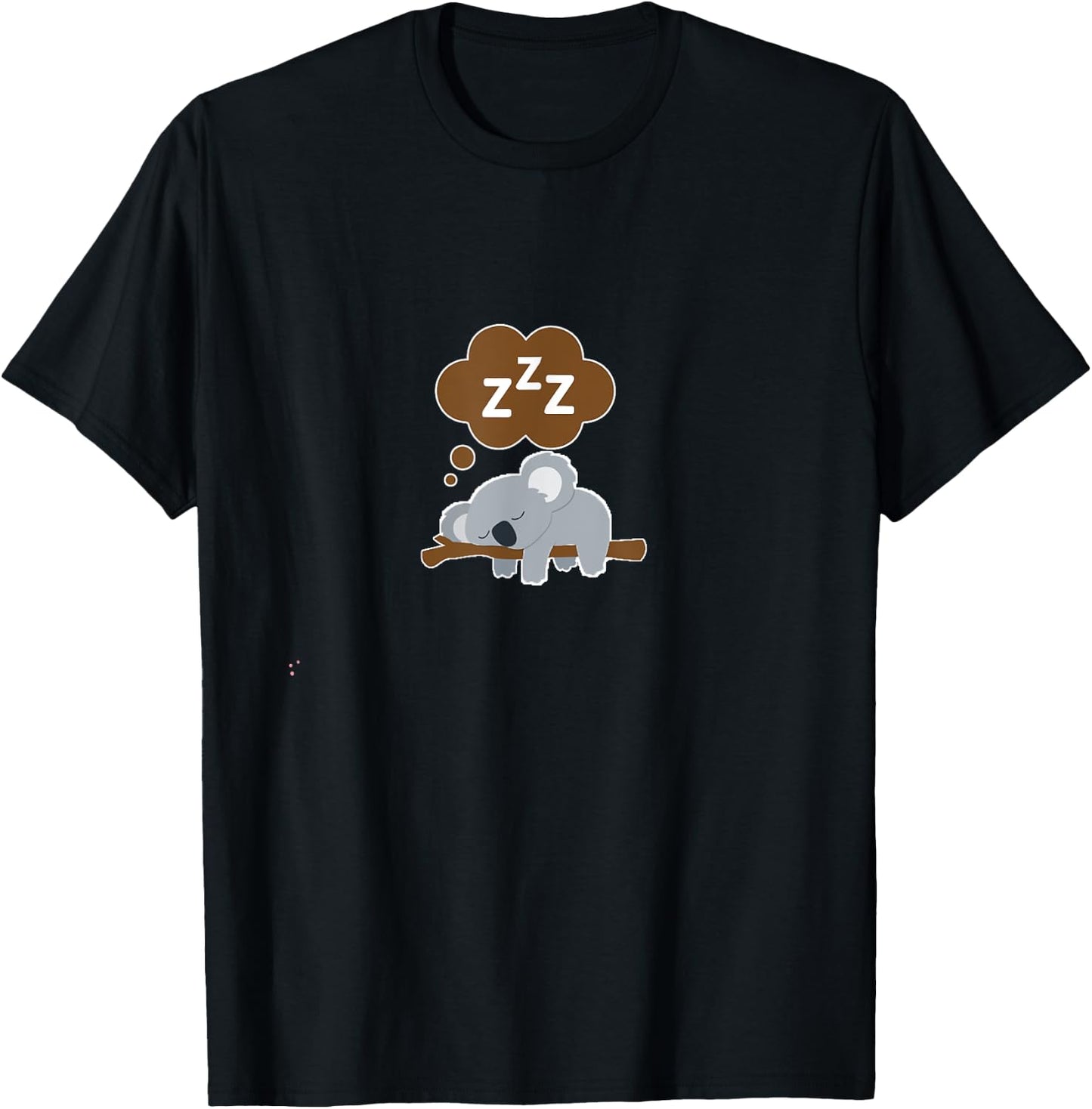 Cute Koala Shirt - Sleeping Koala Bear - Gift Men Women Kids T-Shirt - T-Shirt | Black