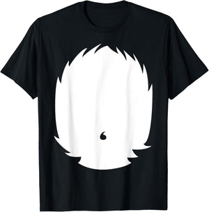 Animal Belly DIY Halloween Costume Badger Panda Raccoon Dog T-Shirt - T-Shirt | Black
