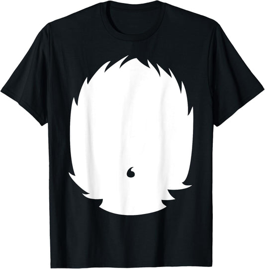 Animal Belly DIY Halloween Costume Badger Panda Raccoon Dog T-Shirt - T-Shirt | Black