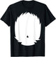 Animal Belly DIY Halloween Costume Badger Panda Raccoon Dog T-Shirt - T-Shirt | Black