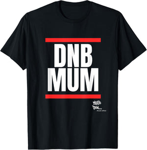 DRUM Bass Merch DNB MUM Rave Jungle Dance T-Shirt - T-Shirt | Black