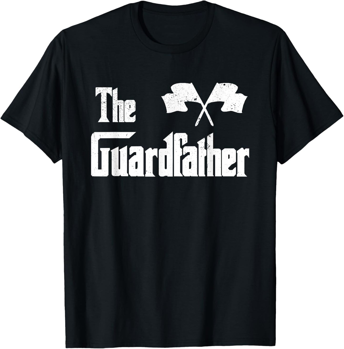 The Guardfather Funny Meme Colour Guard Proud Dad Colorguard T-Shirt - T-Shirt | Black