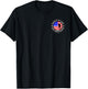 Raised By My Hero Veteran's Daughter (2 Sided Print) T-Shirt - T-Shirt | Black