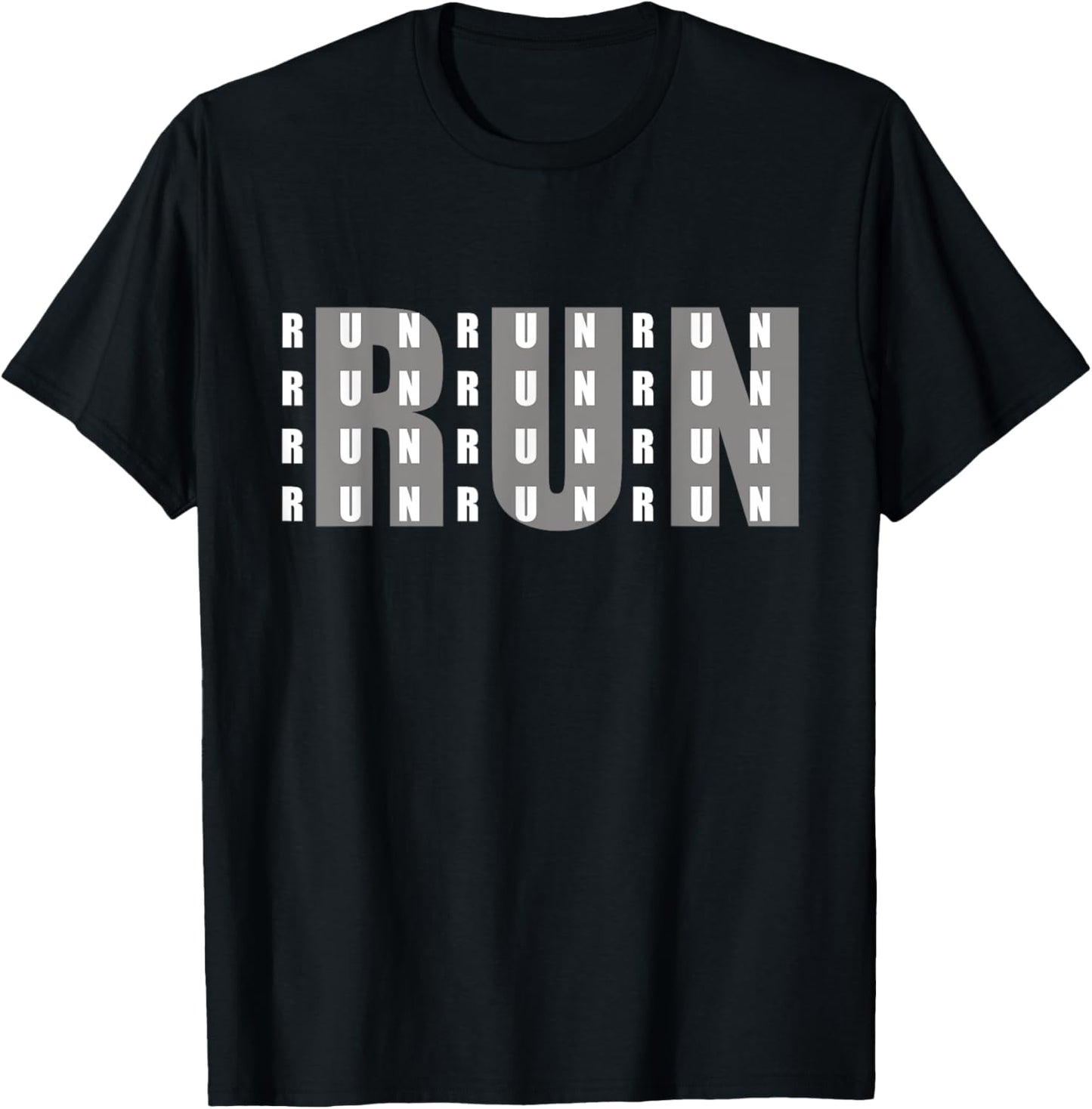 BASBO Run Runner Running T-Shirt - T-Shirt | Black