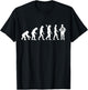 Evolution accordion T-Shirt - T-Shirt | Black
