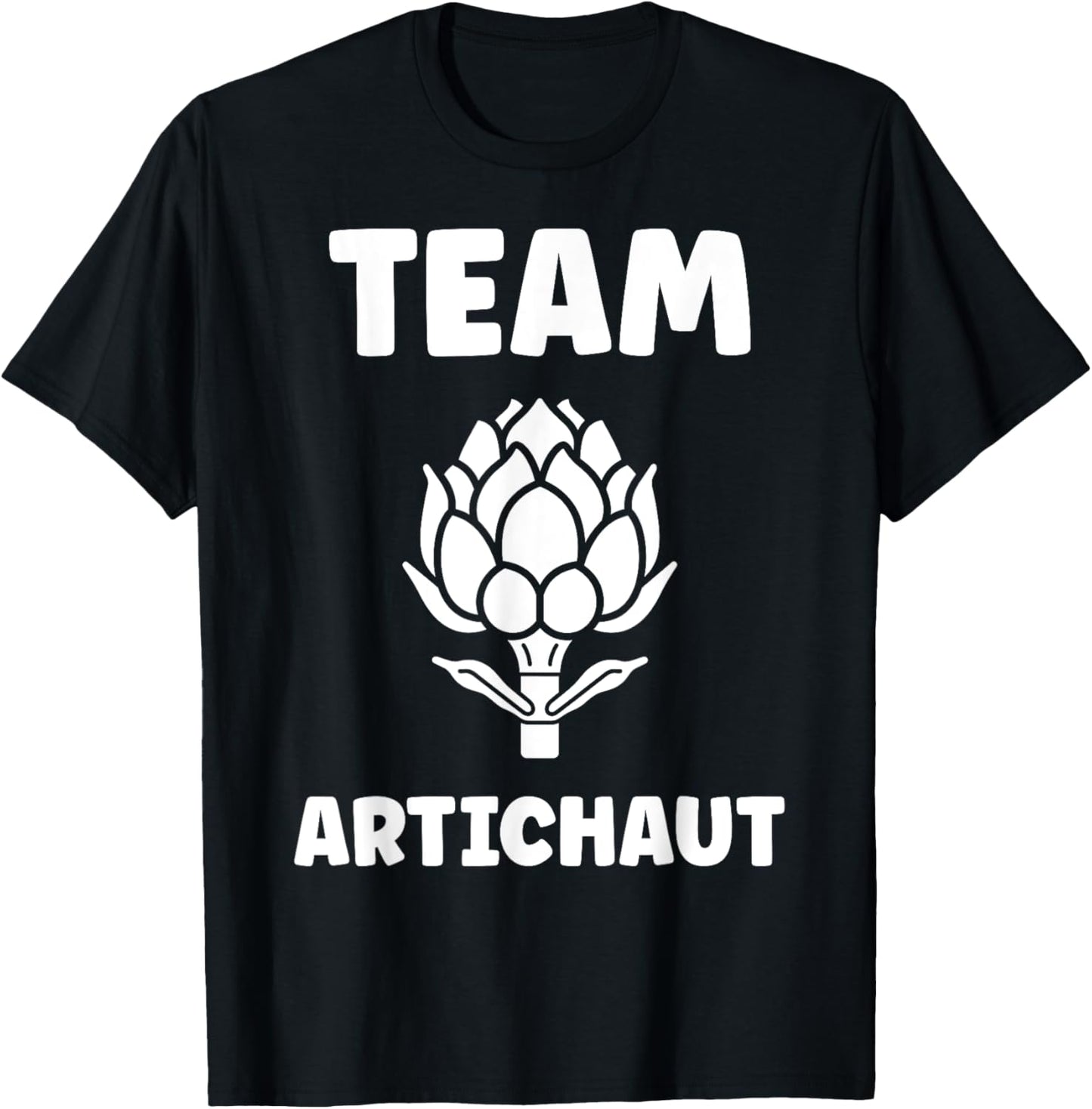 Humour Artichokes Vegetable Simple Team Artichoke T-Shirt - T-Shirt | Black