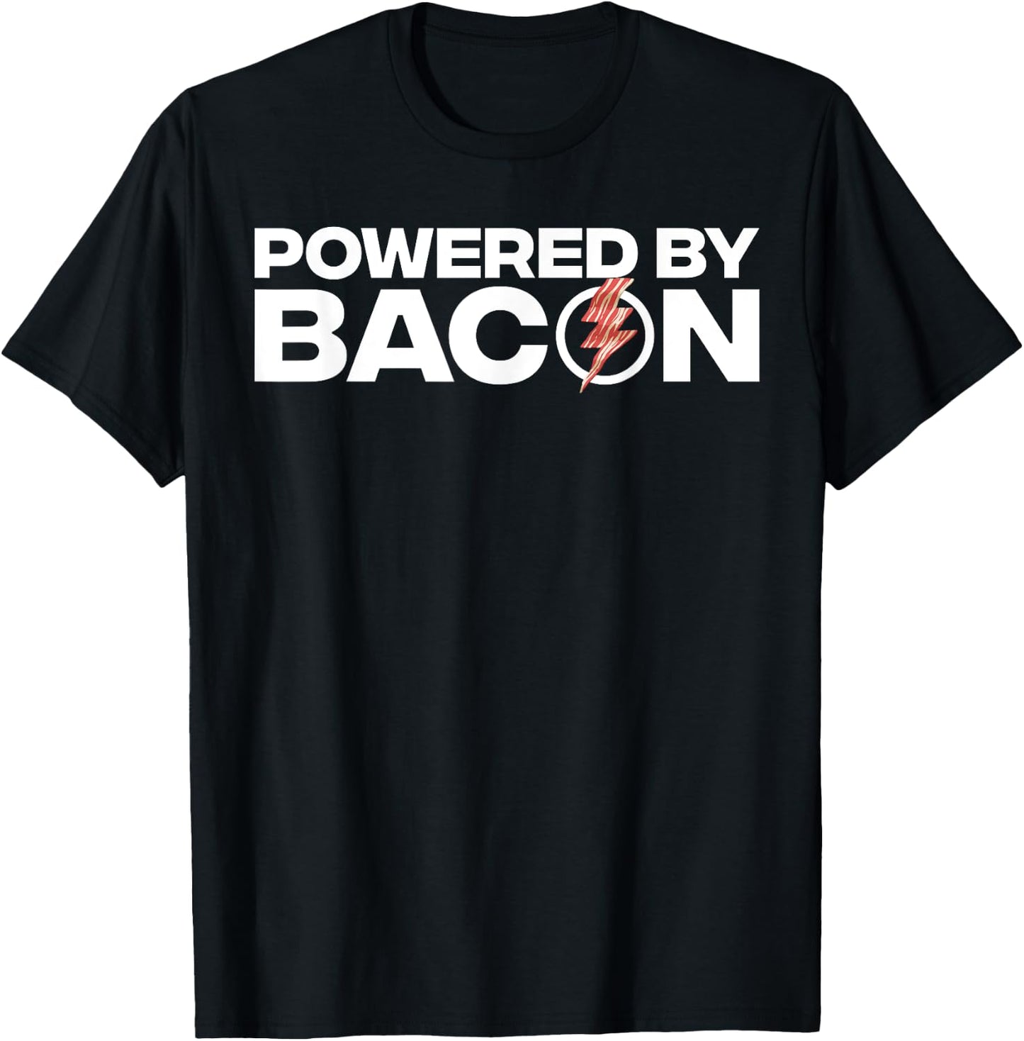 Cool Bacon Design Women Kids Bacon Strip Pork Lovers T-Shirt - T-Shirt | Black